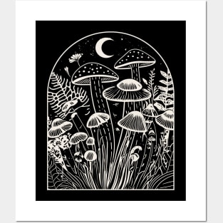 Mushroom Fungus Fungi Garden Nature Design Posters and Art